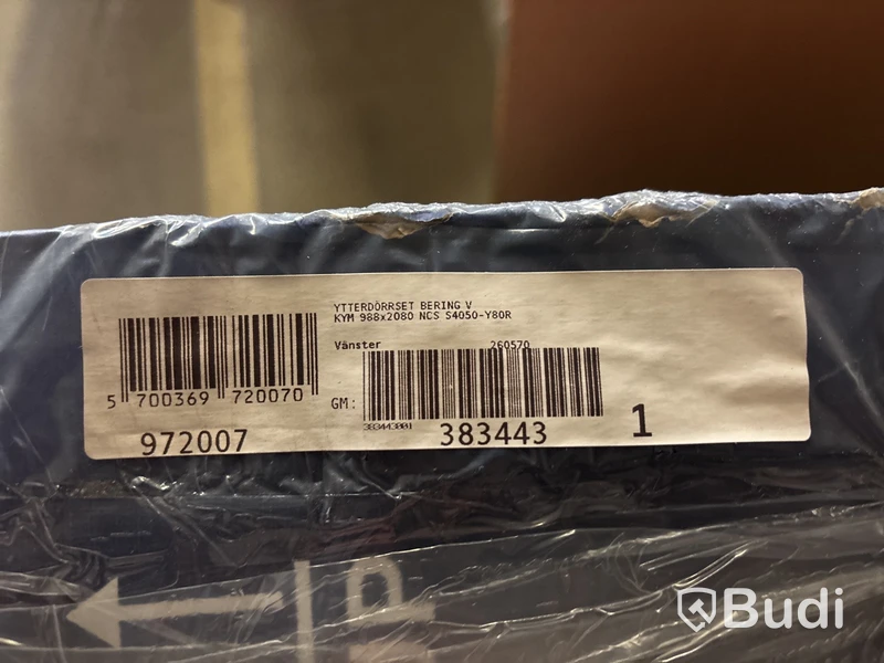 YTTERDÖRR SWEDOOR FUNCTION BERING RÖD 10x21 VÄNSTER