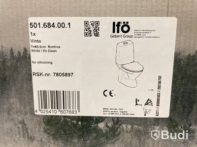 TOALETT IFÖ VINTA RIMFREE S-LÅS