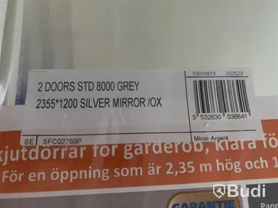 SKJUTDÖRR REGALUX 1200X2350MM SPEGEL 2-PACK
