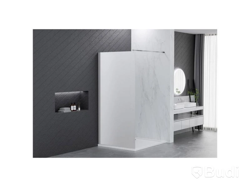 DUSCHVÄGG NORTIQ BERGEN FROSTAT GLAS 100CM