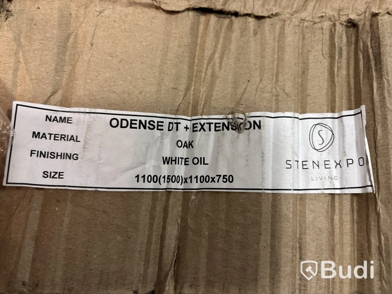MATBORD STENEXPO ODENSE 110-150CM VIT