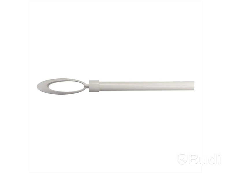 5 st. GARDINSTÅNG DB BOSTON 120-210 CM VIT
