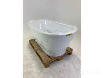 BADKAR RIVA EMMA FRISTÅENDE 160CM VIT