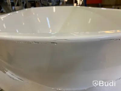 BADKAR RIVA EMMA FRISTÅENDE 160CM VIT