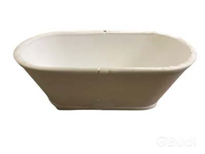 BADKAR RIVA EMMA FRISTÅENDE 160CM VIT