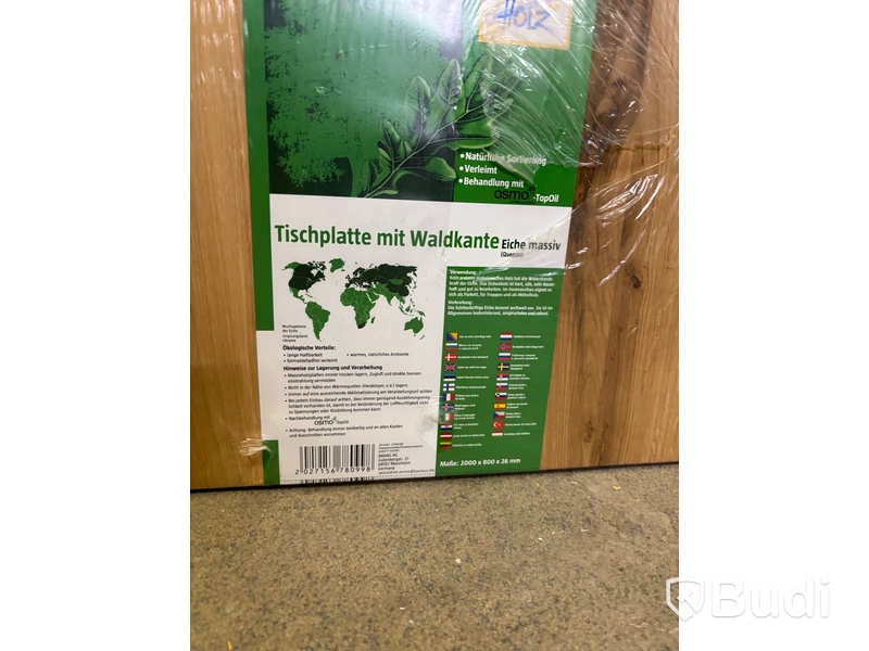 BORDSSKIVA MASSIV EK 2000X800X26 MM