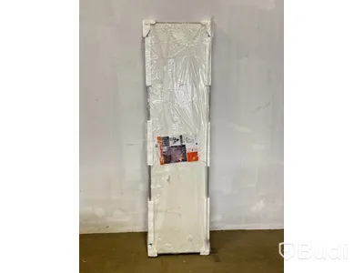 SKJUTDÖRR REGALUX, 1200X2355MM, VIT/LJUSGRÅ, 2-PACK