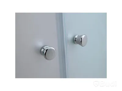 DUSCHHÖRNA NORTIQ ANHOLT RUND FROSTAT GLAS 90X90CM