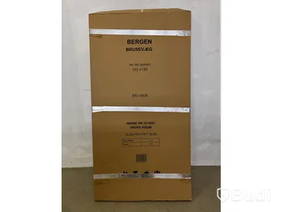 DUSCHVÄGG NORTIQ BERGEN FROSTAT GLAS 100CM