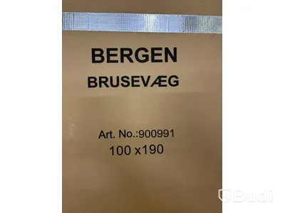DUSCHVÄGG NORTIQ BERGEN FROSTAT GLAS 100CM