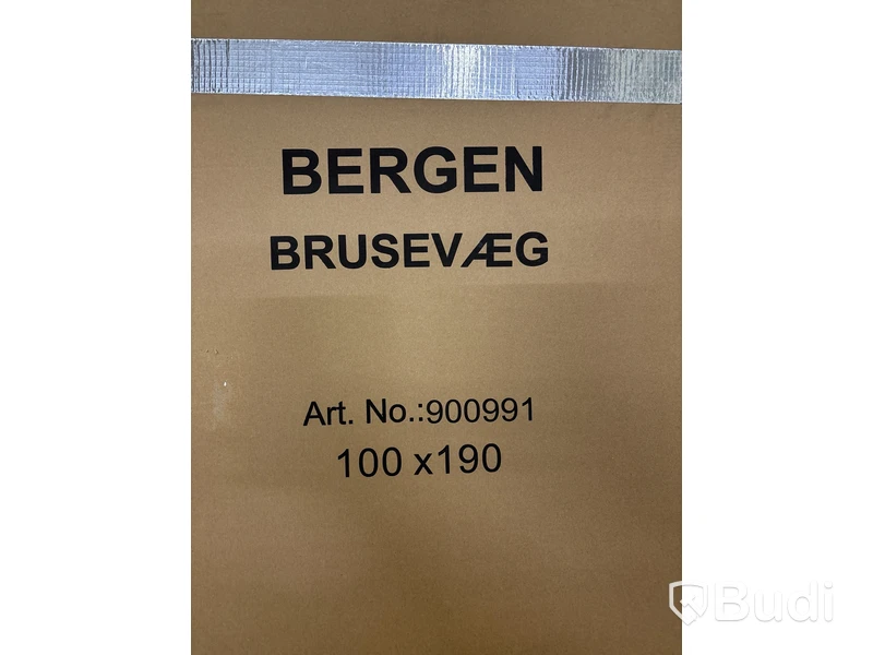 DUSCHVÄGG NORTIQ BERGEN FROSTAT GLAS 100CM