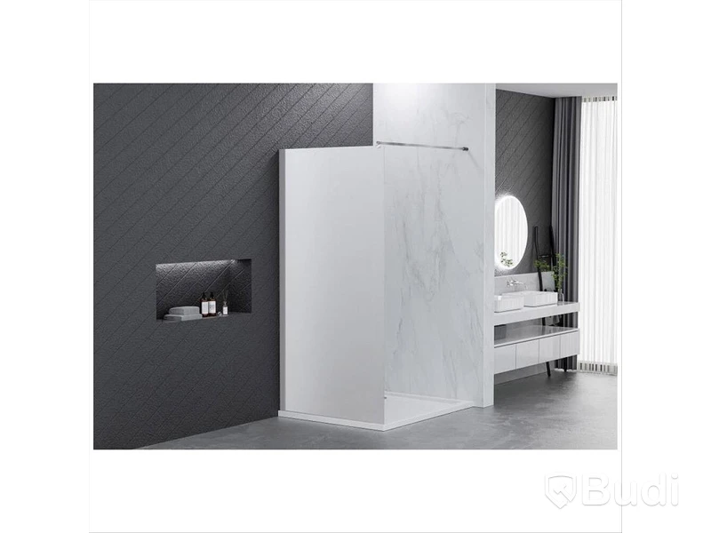 DUSCHVÄGG NORTIQ BERGEN FROSTAT GLAS 100CM