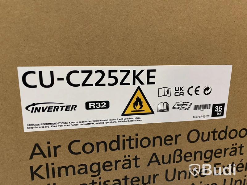 LUFTVÄRMEPUMP PANASONIC CZ25ZKE, UTEDEL