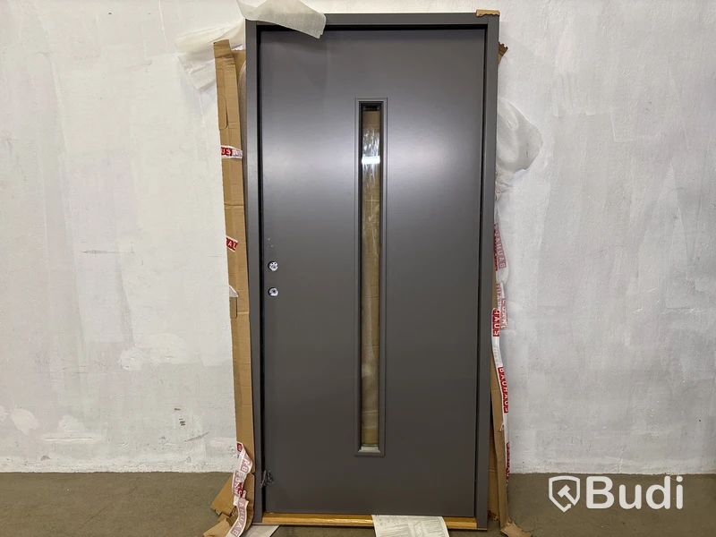 YTTERDÖRR SOLID ELEMENTS VÄXJÖ M10X21 VÄNSTER ANTRACIT