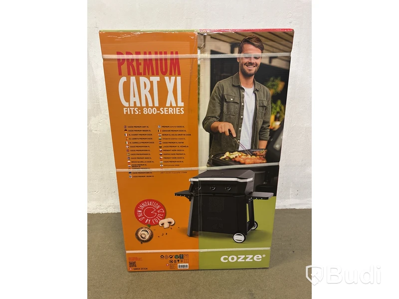 Grillvagn med sidobord Cozze, Premium XL, passar till 800-serien