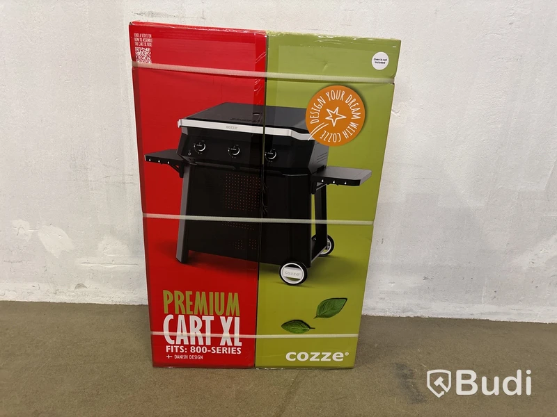 Grillvagn med sidobord Cozze, Premium XL, passar till 800-serien