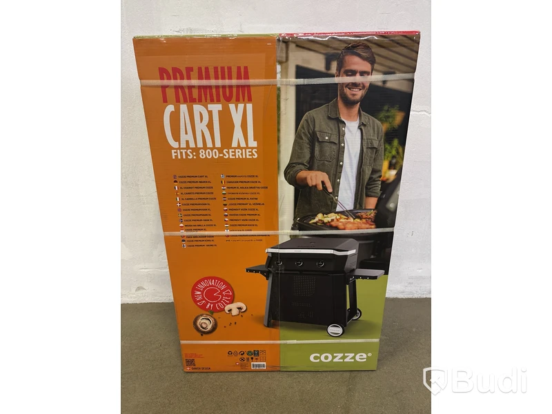 Grillvagn med sidobord Cozze, Premium XL, passar till 800-serien