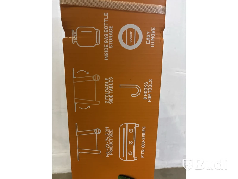 Grillvagn med sidobord Cozze, Premium XL, passar till 800-serien