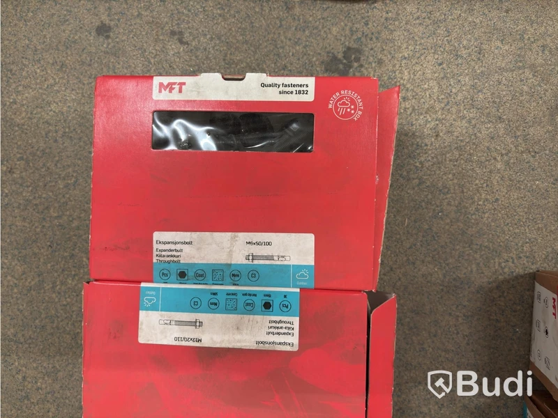 NEW) Lot of assorted screws and wall plugs in various brands and sizes