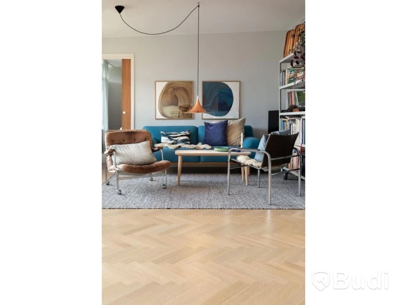 (NEW) 10 packs of Lignum herringbone parquet, Oak Caridea, total approx. 4.523 m²