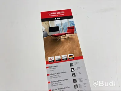 4 st. förp. Laminatgolv, 6mm, totalt ca 12,04 m²