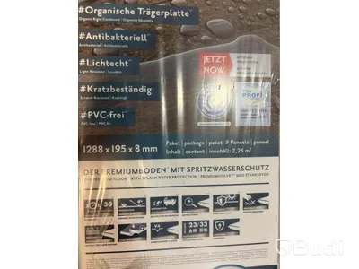 NY) 4 st. förp. Laminatgolv Logoclic Aquaprotect Nature oak, totalt ca 9,04m²