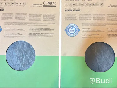 (NEW) 2 packs of O.R.C.A. stone slabs, 638 x 330 x 8 mm, approx. 4.64 m b2 total