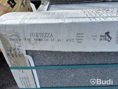 (NEW) Lot of Fortessa Montorfano paving slabs, light grey, 60x120 cm, total approx. 43.2 m²
