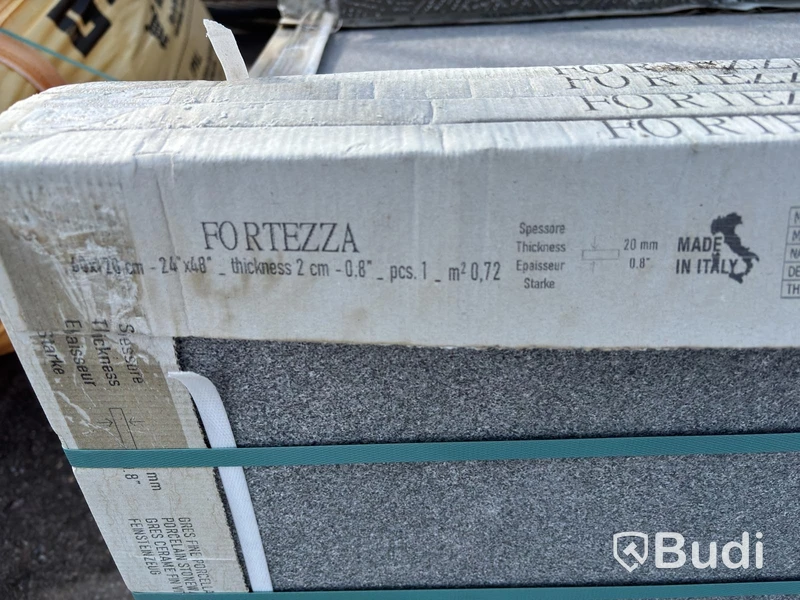 (NEW) Lot of Fortessa Montorfano paving slabs, light grey, 60x120 cm, total approx. 43.2 m²