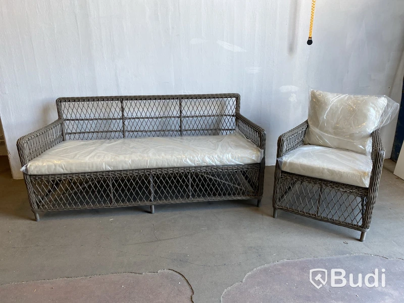Soffa och fåtölj Sunfun, Björknäs