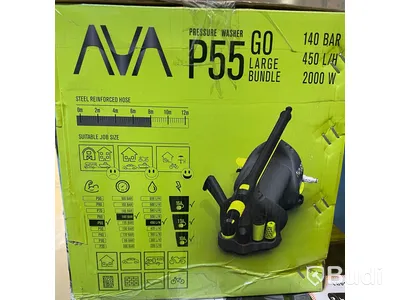 HÖGTRYCKSTVÄTT AVA GO P55, LARGE BUNDLE + BONUS TILLBEHÖR