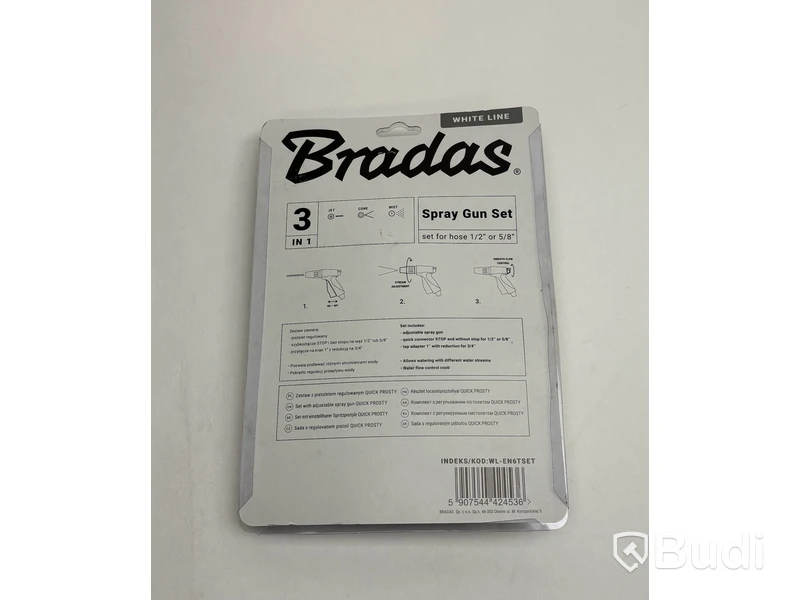 Parti med trädgårdstillbehör Bradas, White line Garden care