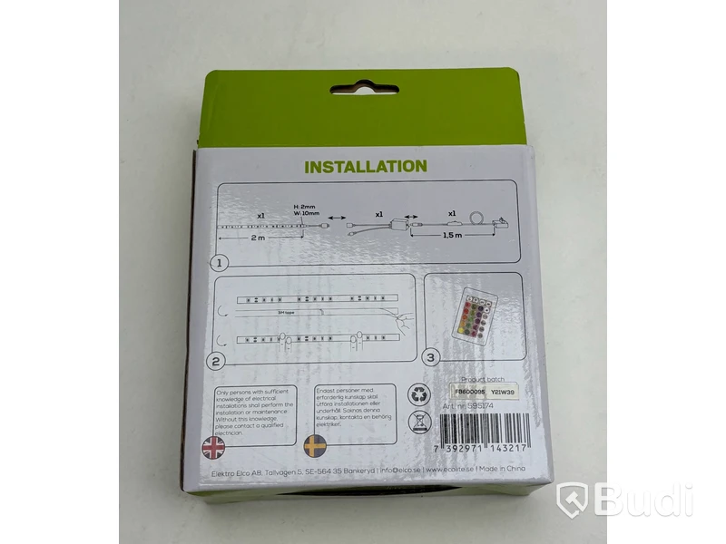 3 st. Led strip kit Ecolite, Crait RGB 2m