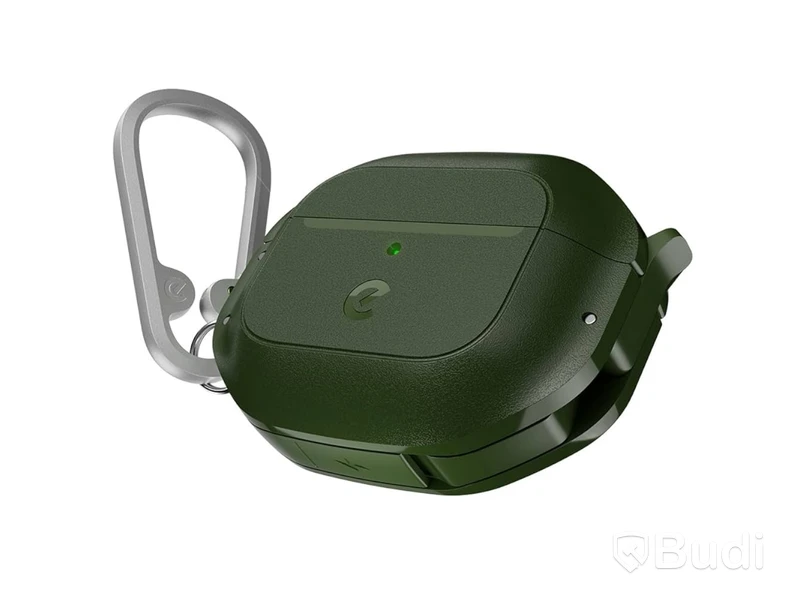 2 st. AirPods-fodral Keybudz, waterproof forest green
