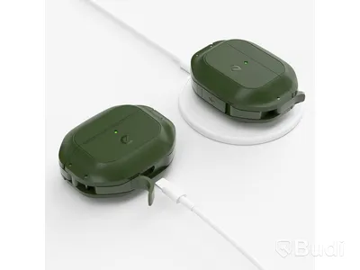 2 st. AirPods-fodral Keybudz, waterproof forest green