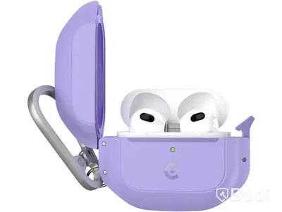 2 st. AirPods-fodral Keybudz, waterproof wild lavender