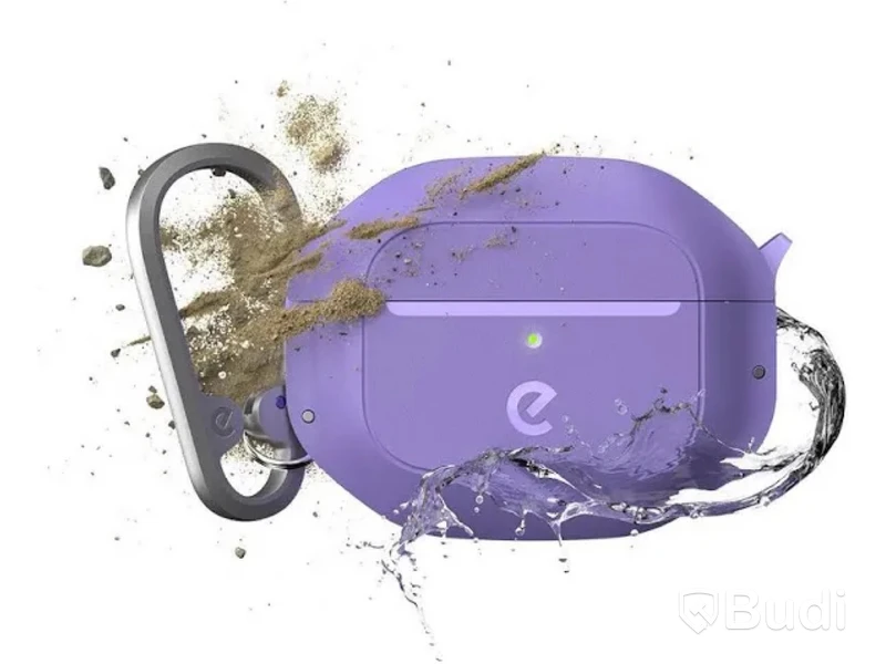 2 st. AirPods-fodral Keybudz, waterproof wild lavender