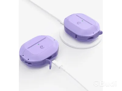 2 st. AirPods-fodral Keybudz, waterproof wild lavender