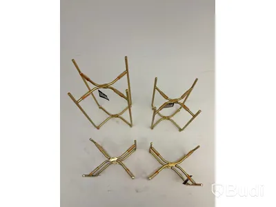 Parti med Bordspidestal Mica Decorations, olika storlekar