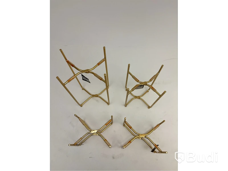 Parti med Bordspidestal Mica Decorations, olika storlekar