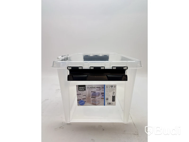 9 st Förvaringslådor Smart Store Classic, 46 liter