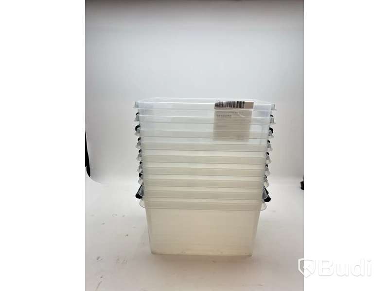 9 st Förvaringslådor Smart Store Classic, 46 liter