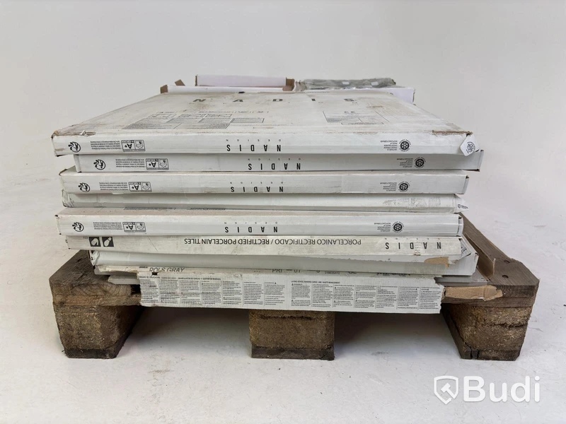 (NEW) Lot of assorted ceramic tiles, various types and brands