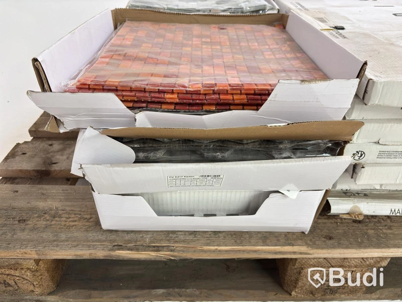 (NEW) Lot of assorted ceramic tiles, various types and brands