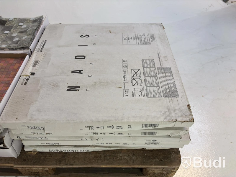 (NEW) Lot of assorted ceramic tiles, various types and brands