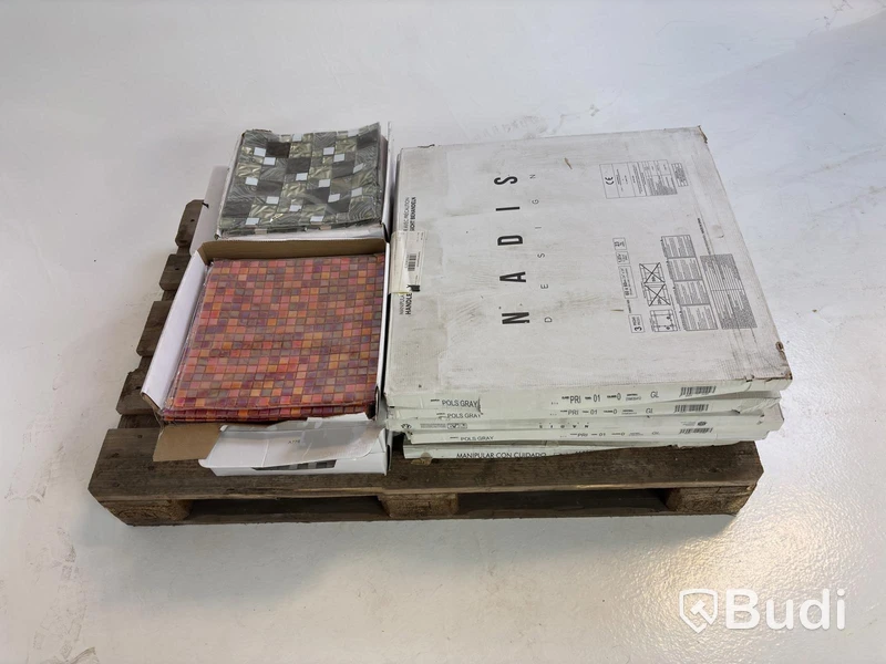 (NEW) Lot of assorted ceramic tiles, various types and brands