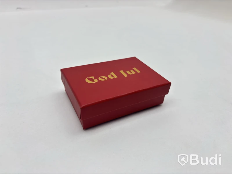 60 st. PRESENTBOX Godjul, 75X105X32MM RÖD