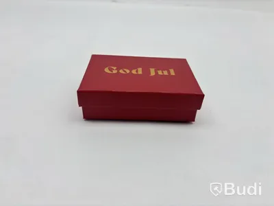 60 st. PRESENTBOX Godjul, 75X105X32MM RÖD