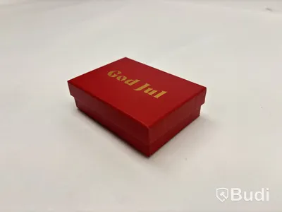 60 st. PRESENTBOX Godjul, 75X105X32MM RÖD