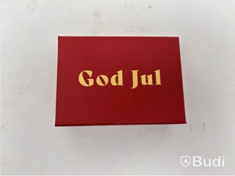 60 st. PRESENTBOX Godjul, 75X105X32MM RÖD
